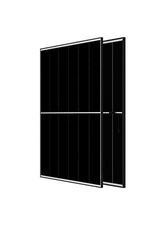 Aiko 485W N-Typ ABC Glas-Glas Rahmen Schwarz